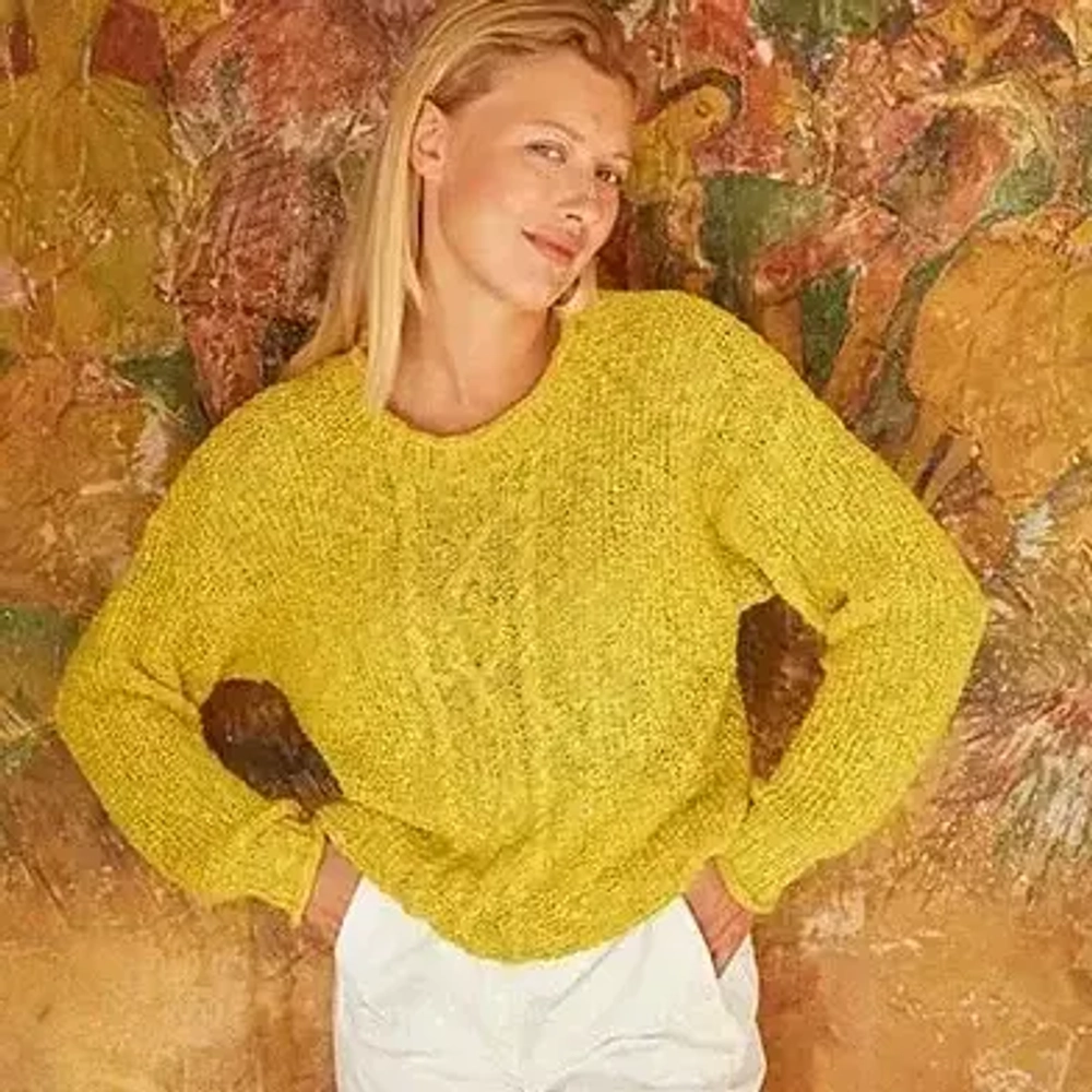 джемпер из пряжи Lang Yarns Pride