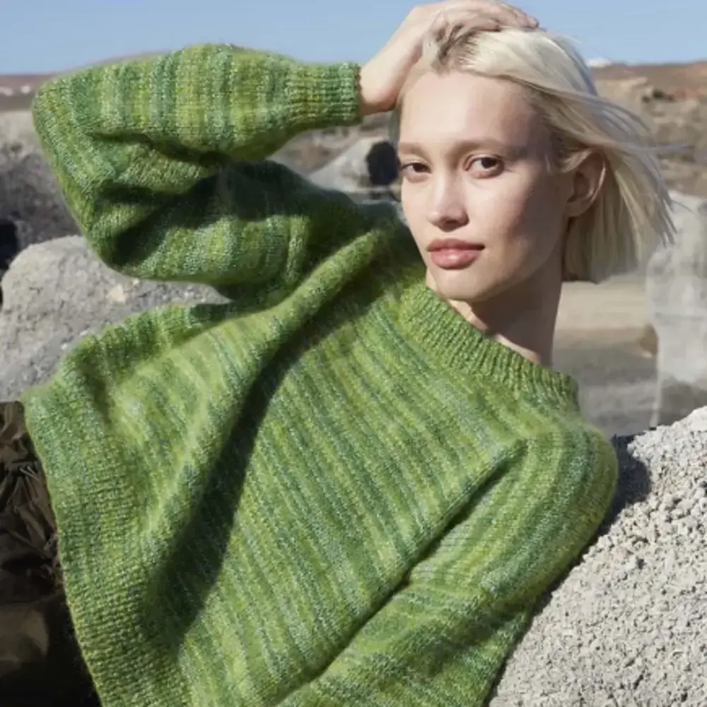 Lang Yarns GLAMOUR - модель джемпера 2.