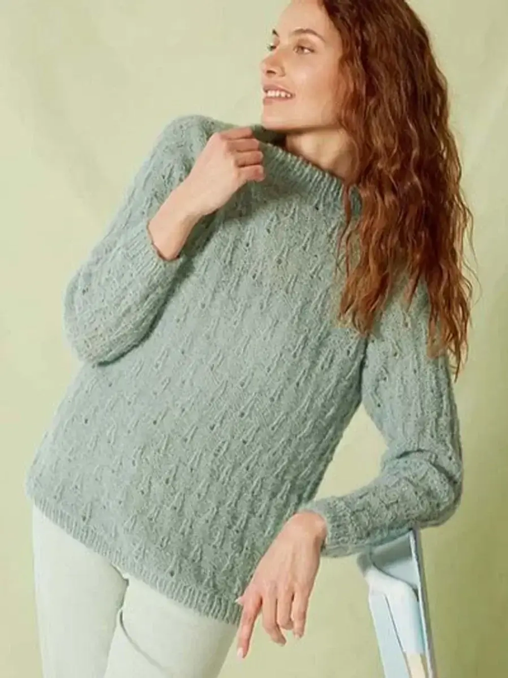Lang Yarns Suri Alpaca - модель джемпера 2