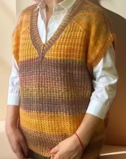 МК Жилет спицами