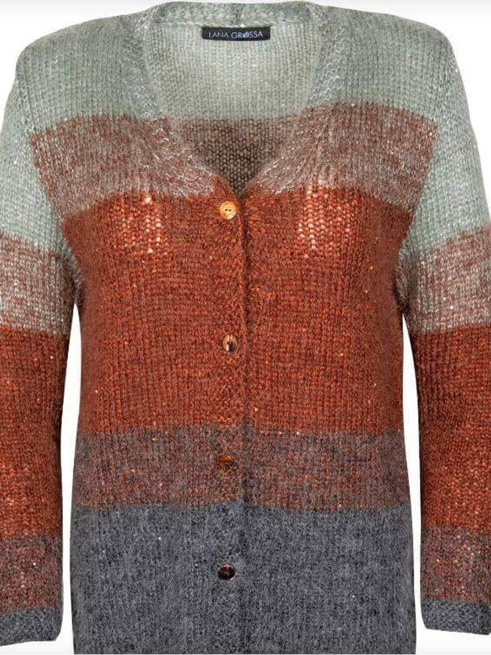 Lana Grossa Модели Кардиган (р-р 42-52)