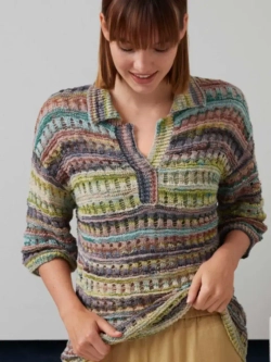 Пряжа Lang Yarns FIESTA - модель  поло