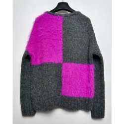 МК джемпера спицами. Модель "Лиловый кот" - 2