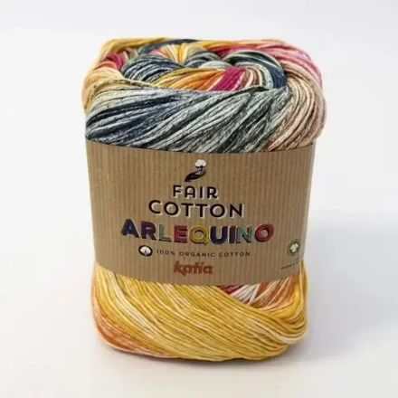 Пряжа Katia Fair Cotton Arlequino