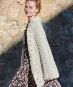 Katia Air Alpaca Natural Colors кардиган