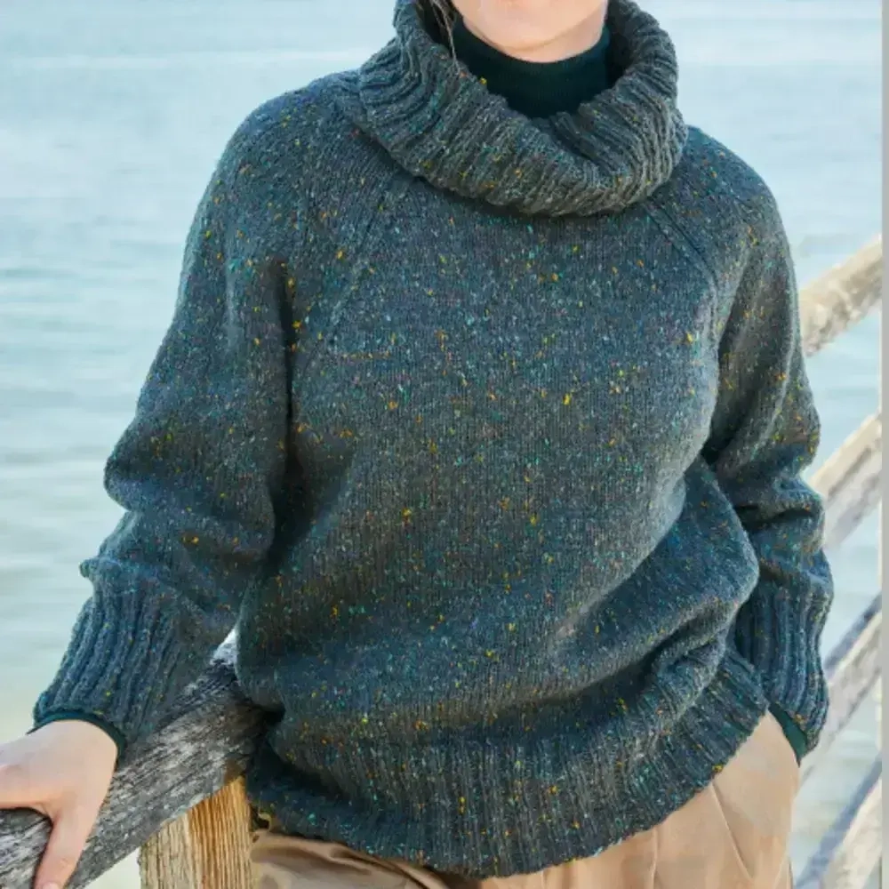 Lana Grossa Country Tweed Fine - модель свитера