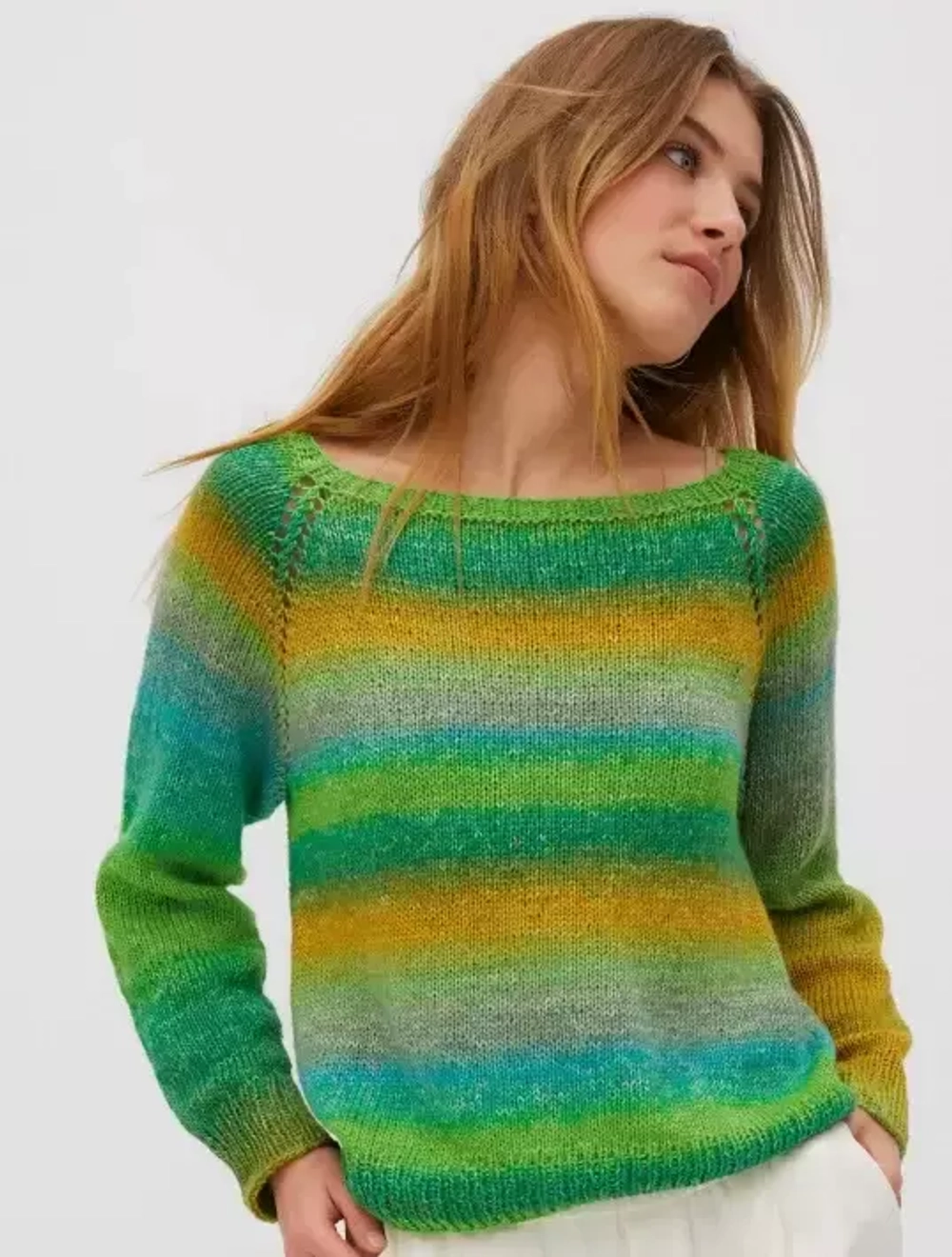 Lana Grossa Cotonella - модель джемпера