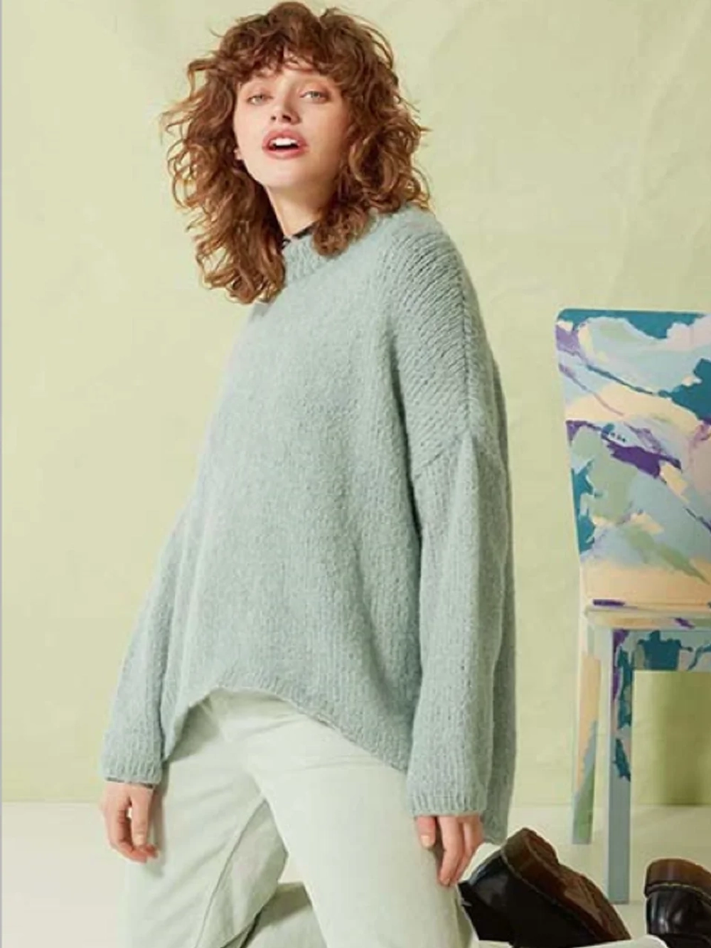 Lang Yarns Suri Alpaca - модель джемпера 4