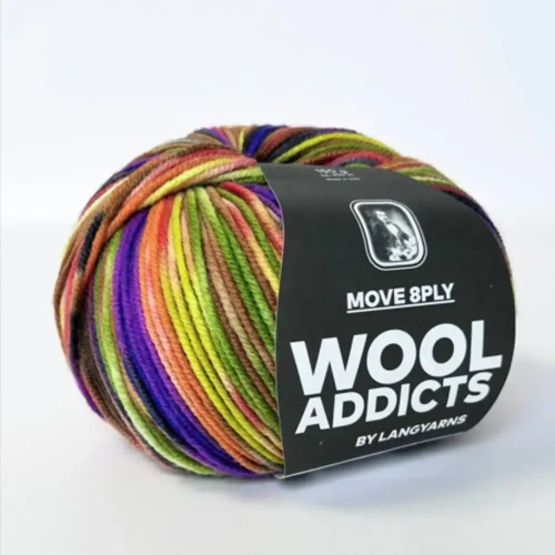 Пряжа Wool addict MOVE 8 ply