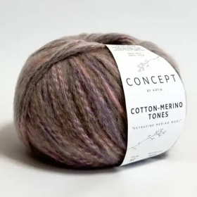 Пряжа Katia Cotton Merino Tones 1