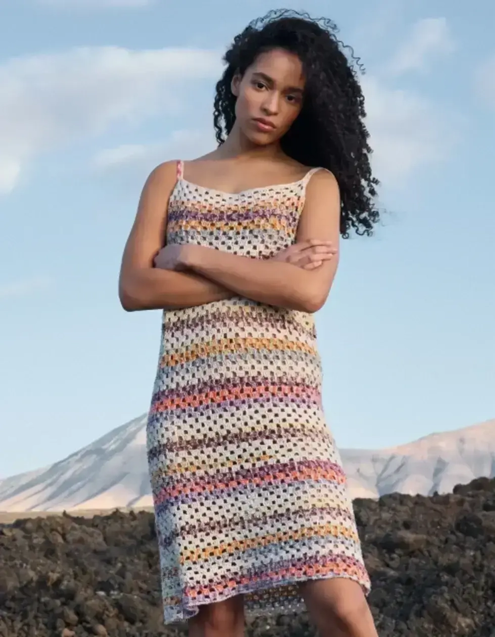 LANA GROSSA GOMITOLO HIPPIE - платье