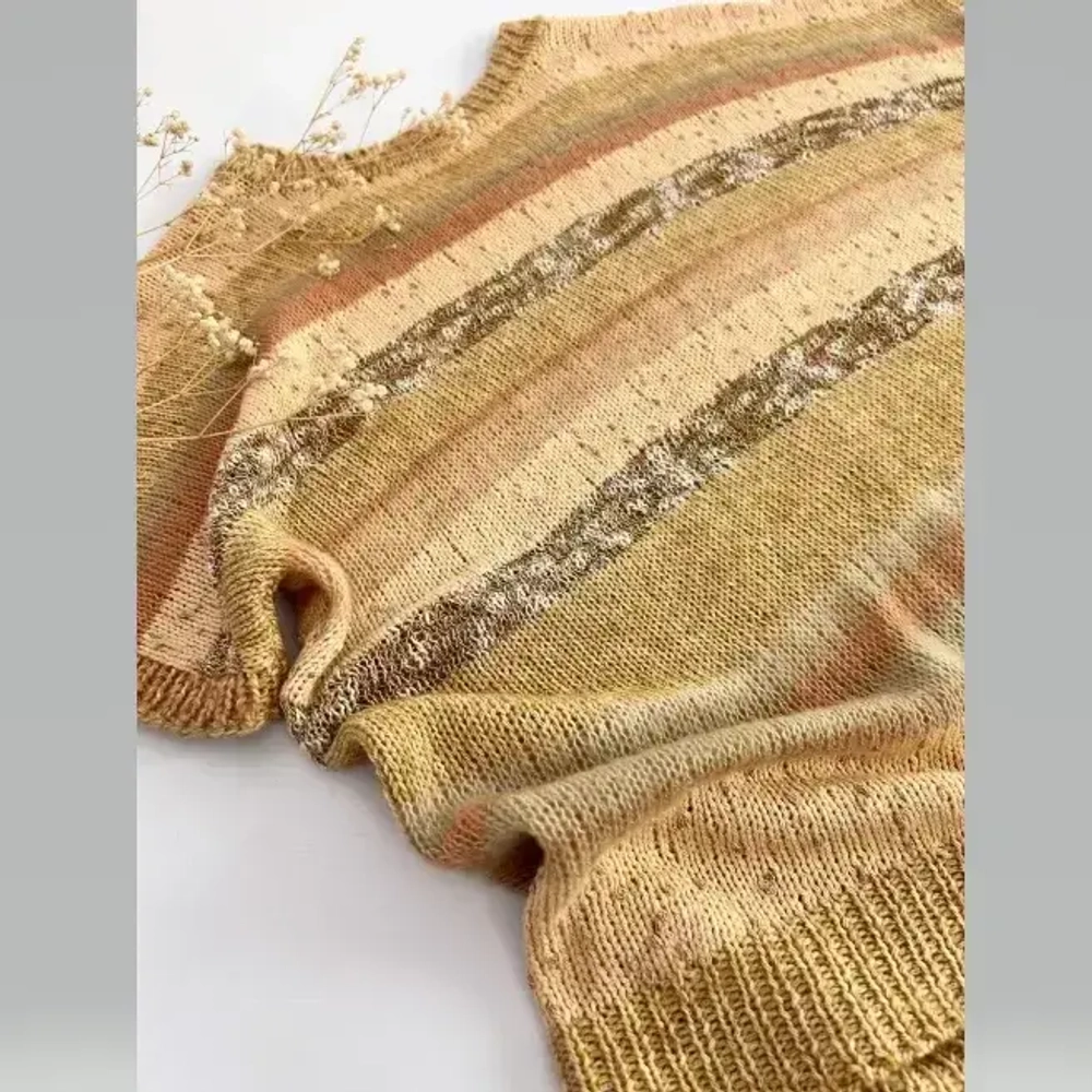 МК летней футболки. Модель "Песчанная симфония". - 1