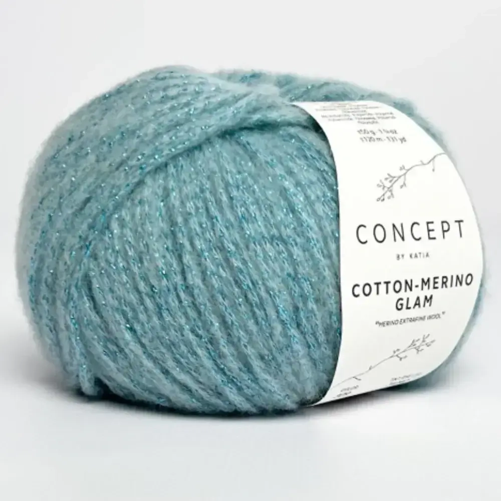 Пряжа Katia Concept Cotton Merino Glam - 309