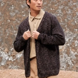 Katia Cotton Merino Tones - кардиган мужской