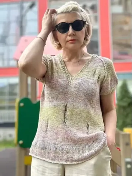 МК летняя футболка. Модель "Ваниль"