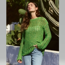 Lana Grossa Linissimo (Linea Pure) - джемпер сетка