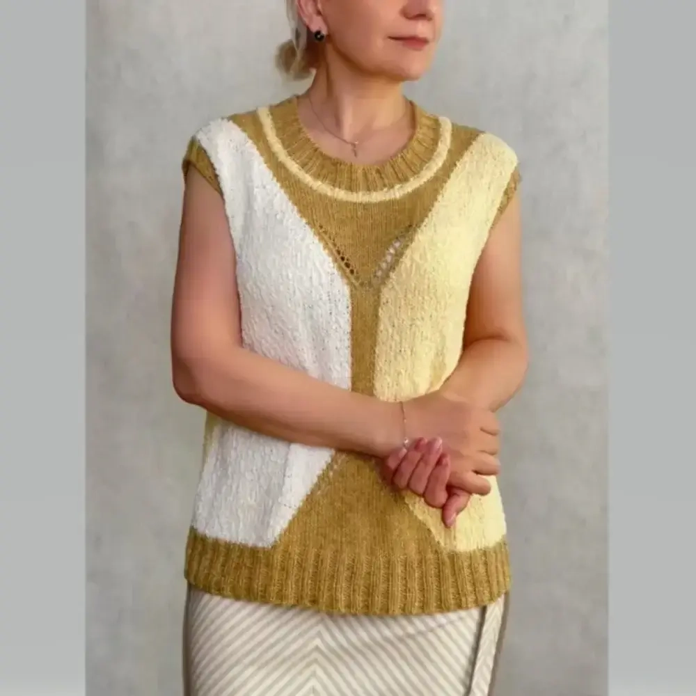 МК футболка спицами