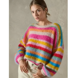 Пряжа Lana Grossa Mohair Moda - модель "Джемпер"