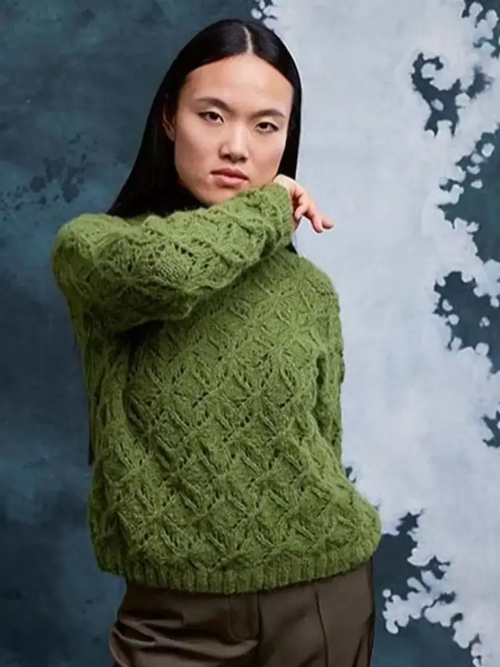 Lang Yarns Suri Alpaca - модель джемпера