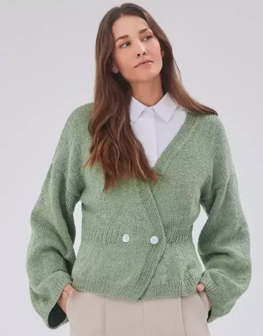 Lana Grossa Riccio арт. - модель кардигана