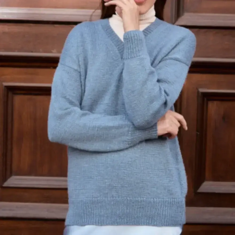 Пуловер из Lana Grossa Setosa