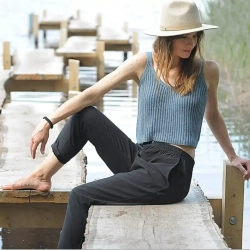 Майка из пряжи Lamana Cosma