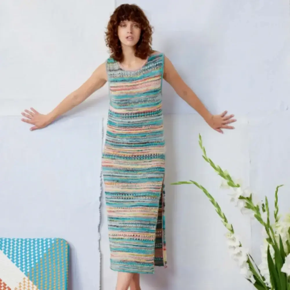 Пряжа Lang Yarns FIESTA - модель платья