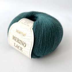Seam Merino lace - 1 моток: 50г, 700м. 100% Меринос.