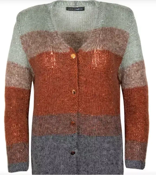 Lana Grossa Модели Кардиган (р-р 42-52)