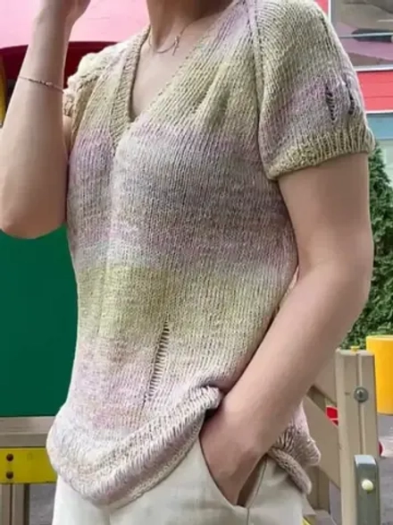 МК летняя футболка. Модель "Ваниль"