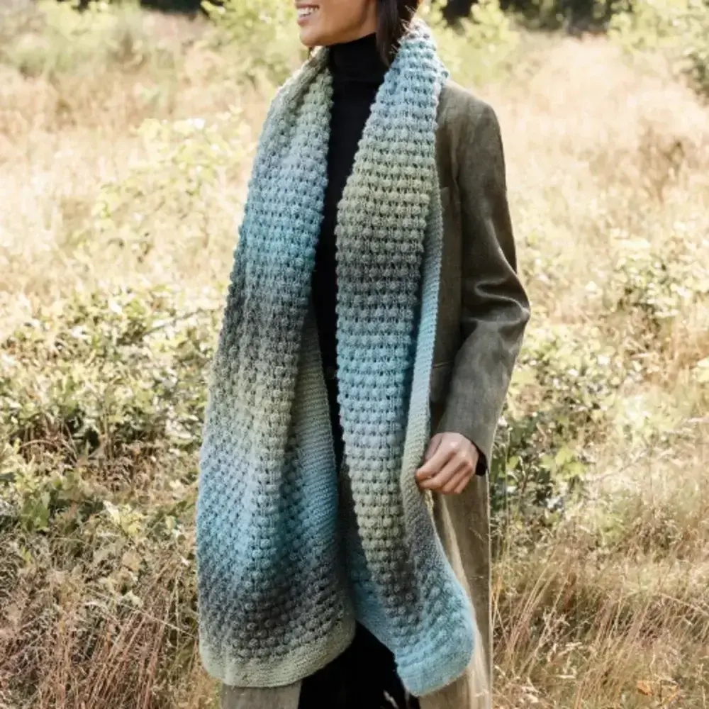 Lana Grossa Gomitolo Gala - шарф