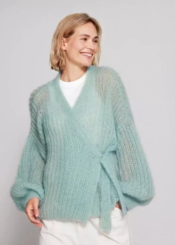 Кардиган из Lana Grossa Silkhair