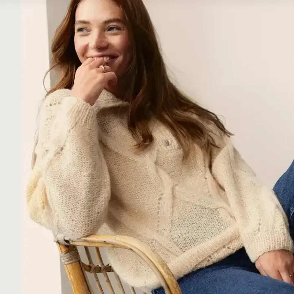 Джемпер из Lana Grossa Setasuri