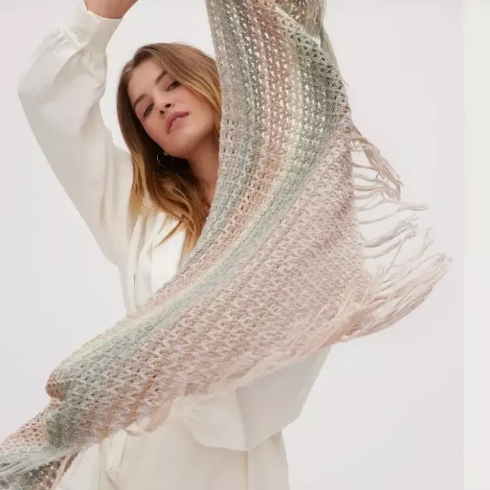 Lana Grossa Cotonella - модель шали