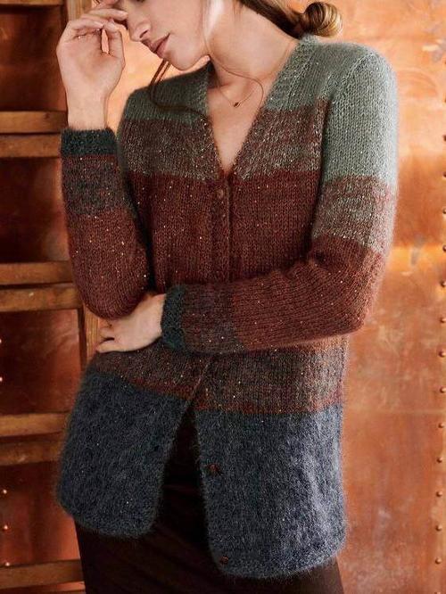 Lana Grossa Модели Кардиган (р-р 42-52)