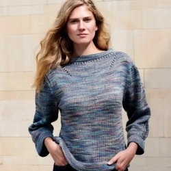 Пряжа Katia Bonsai - модель женского джемпера