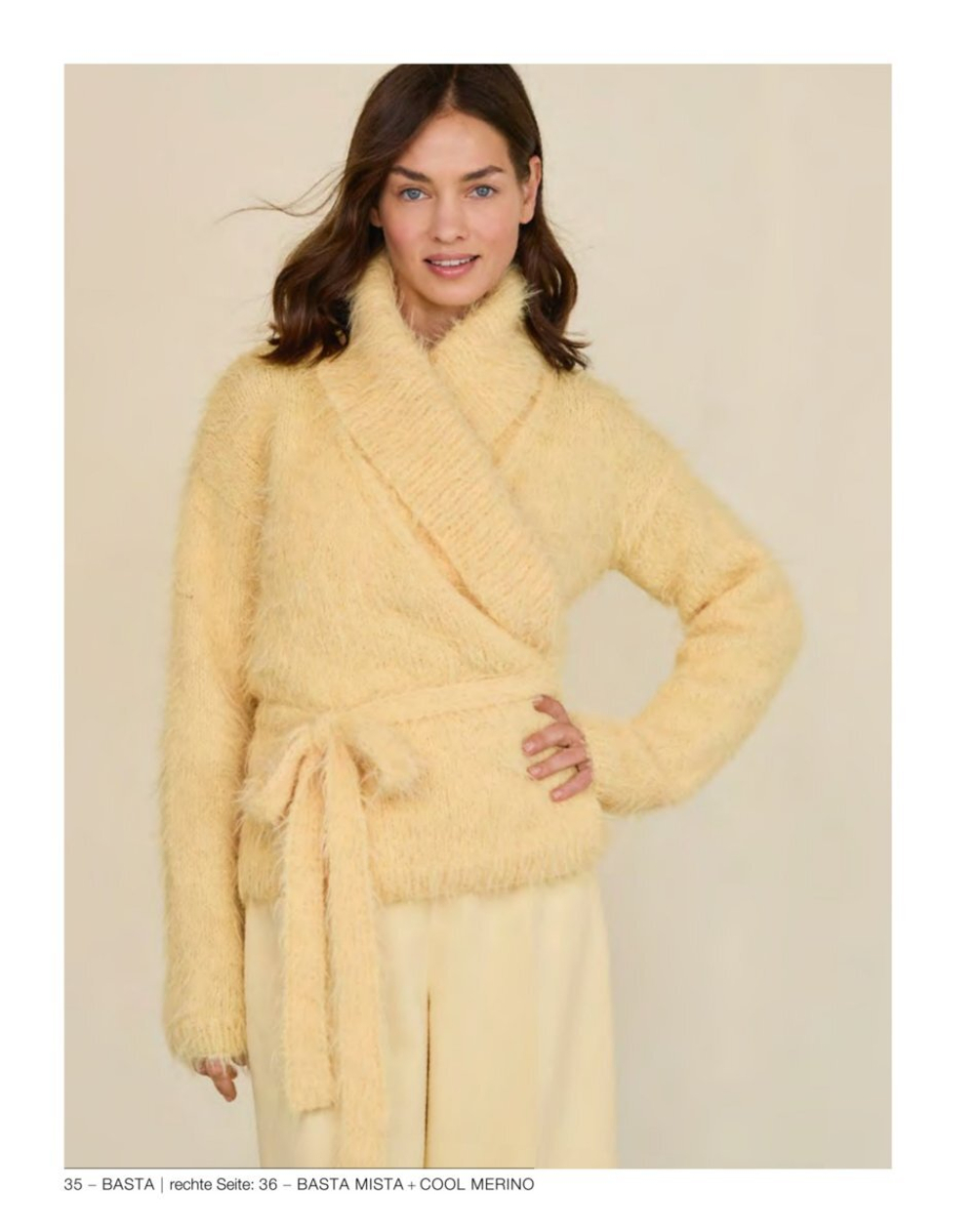 Lana Grossa Basta - модель кардигана