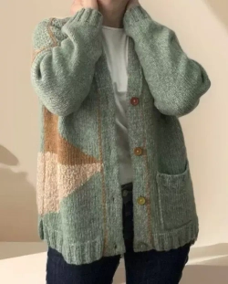 Кардиган из Lana Grossa Spuma