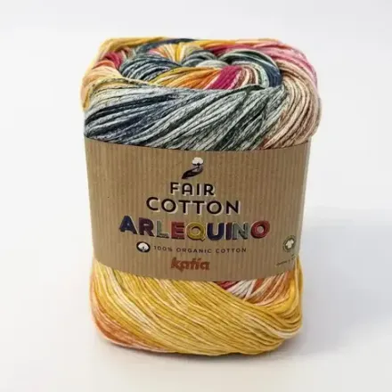 Пряжа Katia Fair Cotton Arlequino