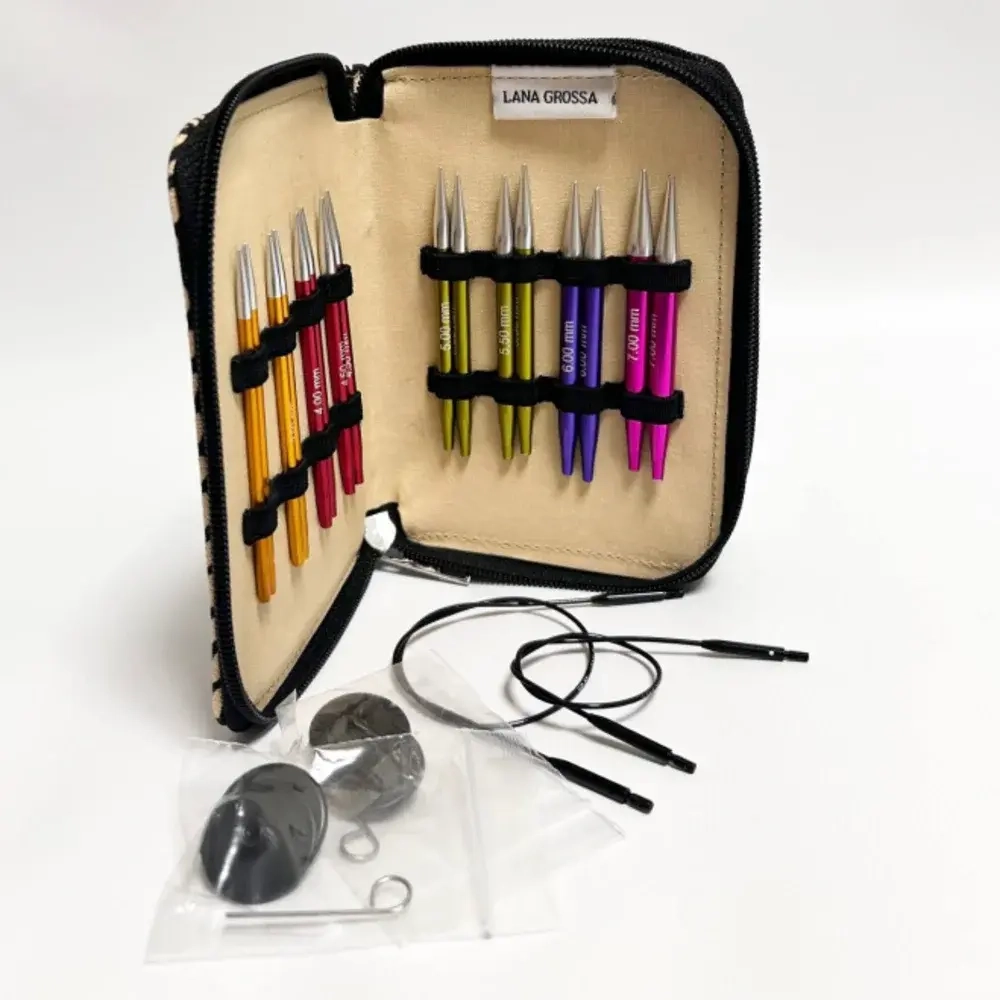 Lana Grossa Набор разъемных спиц "Rainbow"