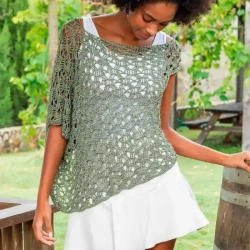 Katia Gatsby - модель пончо