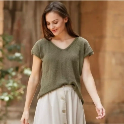 Пряжа Katia Cotton Cashmere - модель топа