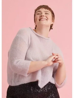 Джемпер из Lana Grossa Silkhair