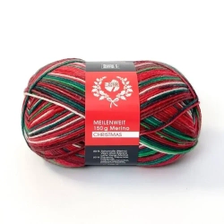Lana Grossa Meilenweit 150 Merino Christmas 632