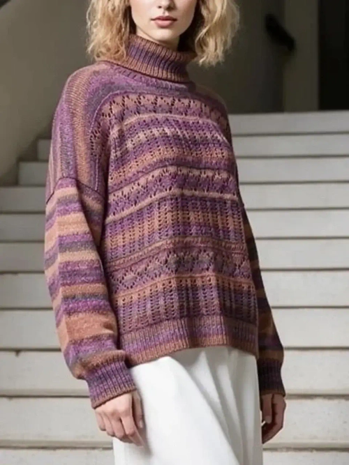 МК свитера спицами. Модель "Шед"