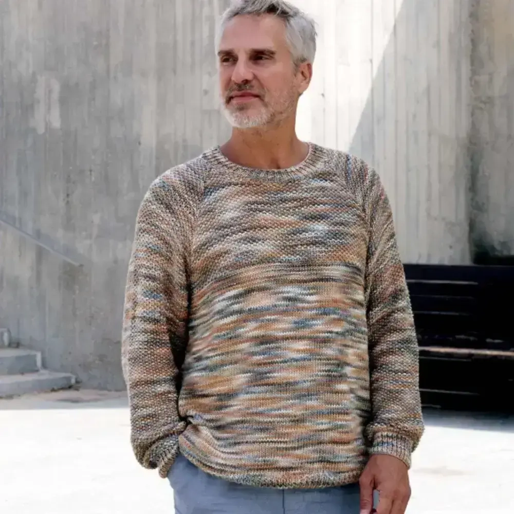 Пряжа Katia Bonsai - модель джемпера