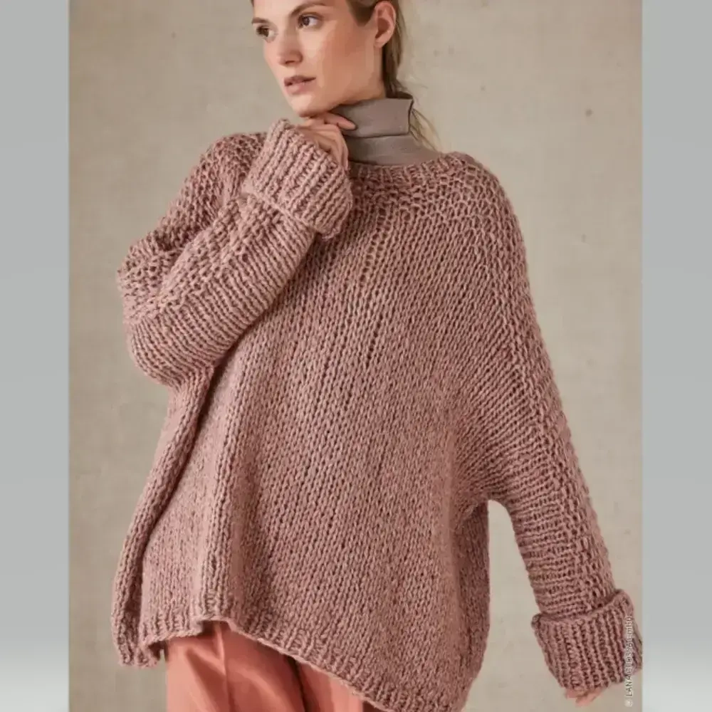 Пряжа Lana Grossa Lucciola - модель свитера 1