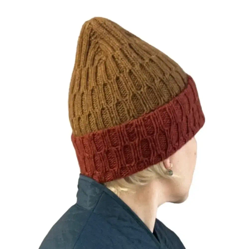 Мастер-класс. Шапка спицами. Модель "Шоколад"