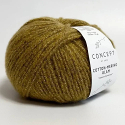 Пряжа Katia Concept Cotton Merino Glam - 302