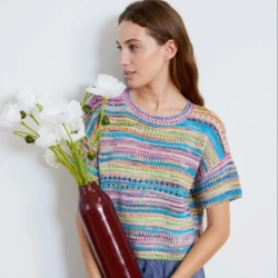 Пряжа Lang Yarns FIESTA - модель футболки 2